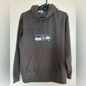 Seattle Seahawks men’s gray hoodie sweatshirt size small NFL